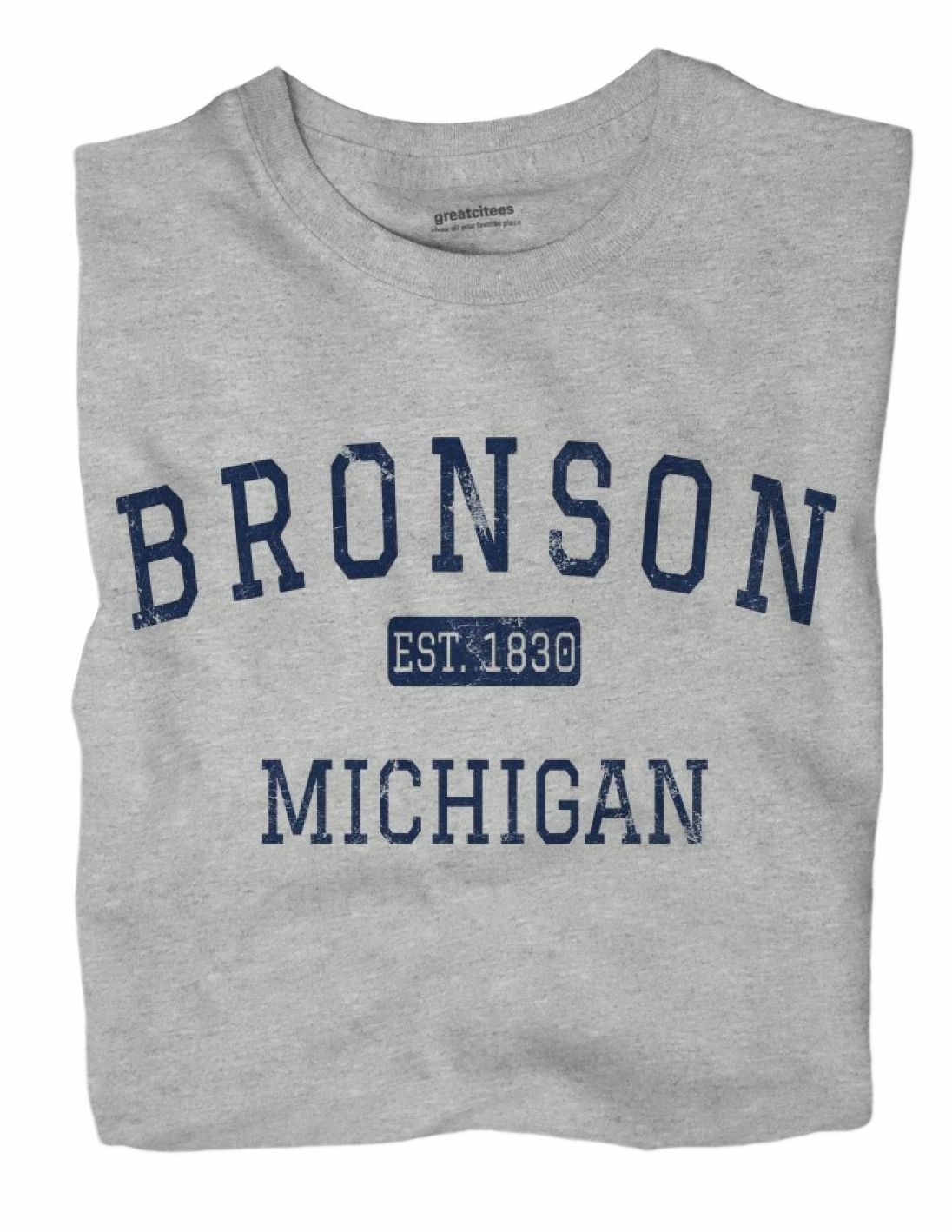 Bronson Michigan MI T-Shirt EST