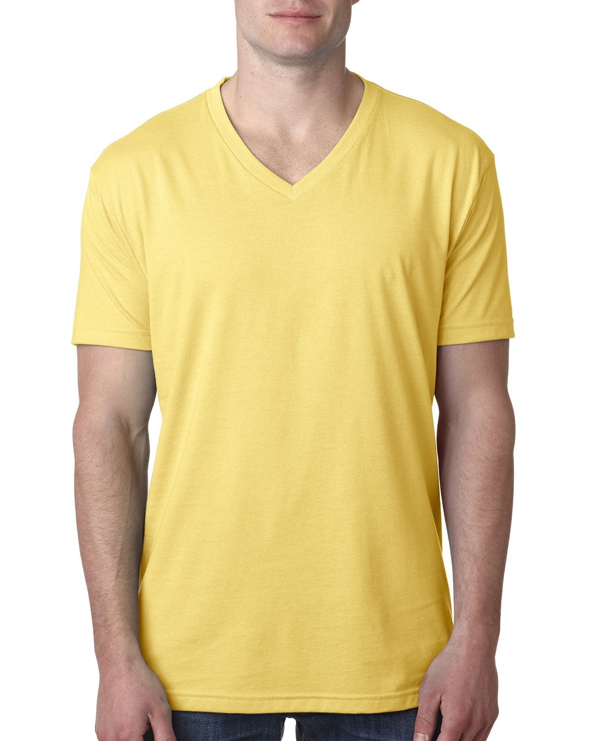 5 Pack Of Next Level Apparel Men&rsquo;s CVC V-Neck T Shirt Stylish T-Shirt – 6240