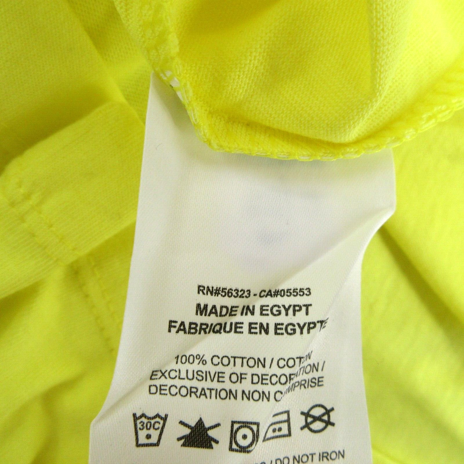 Nike Brazil Voice Graphic T-Shirt Men&rsquo;s Size Large Dynamic Yellow NEW DH7662-740