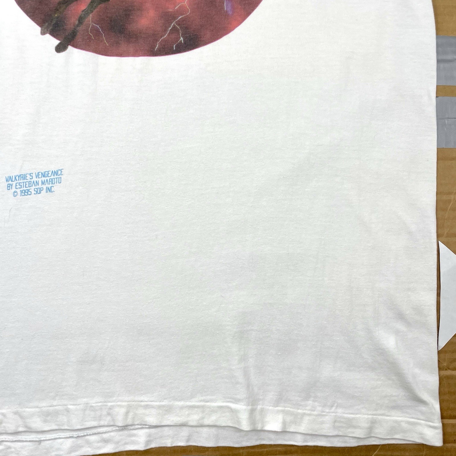 VTG 90s Valkyrie / Pegasus 21.25” x 28.5” Esteban Maroto Fantasy Artwork T Shirt