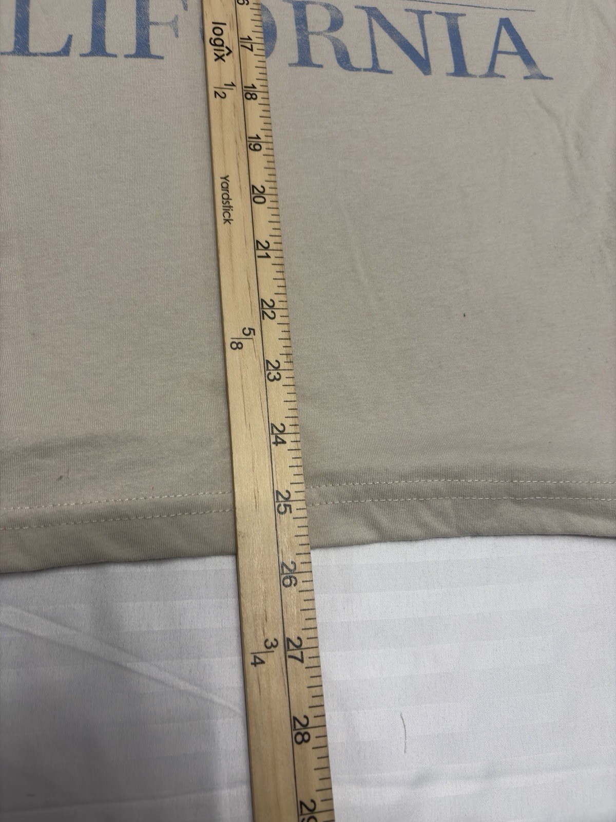 Original Use Long Sleeve Shirt Explore The High Sierras California Beige Size S