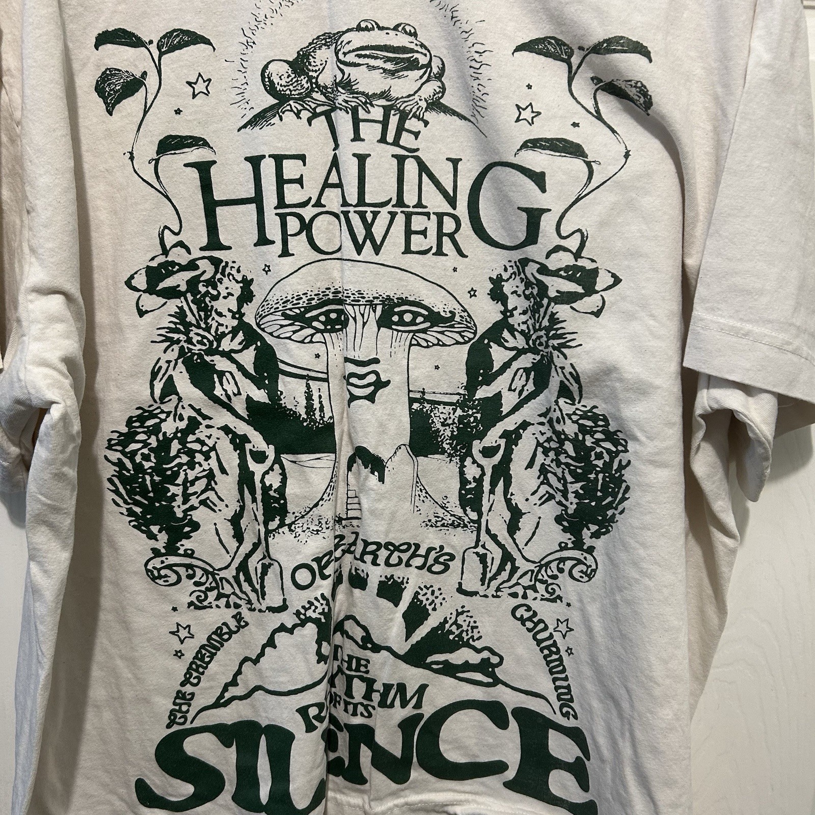 Awake Happy The Rhythm Of Silence Limited Edition Boxy Tee Size XL Shirt