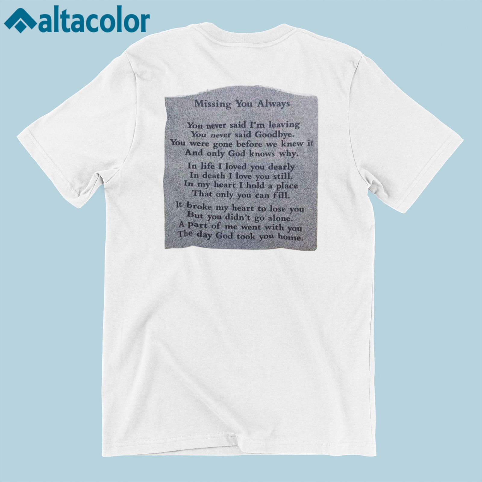 Custom Color DTG FRONT & BACK Personalized T-Shirt Customized w/Photo,Text,Logo