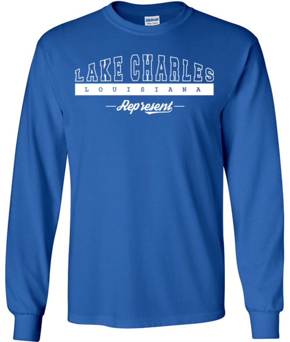 Lake Charles Louisiana T-Shirt Long Sleeve Graphic tee