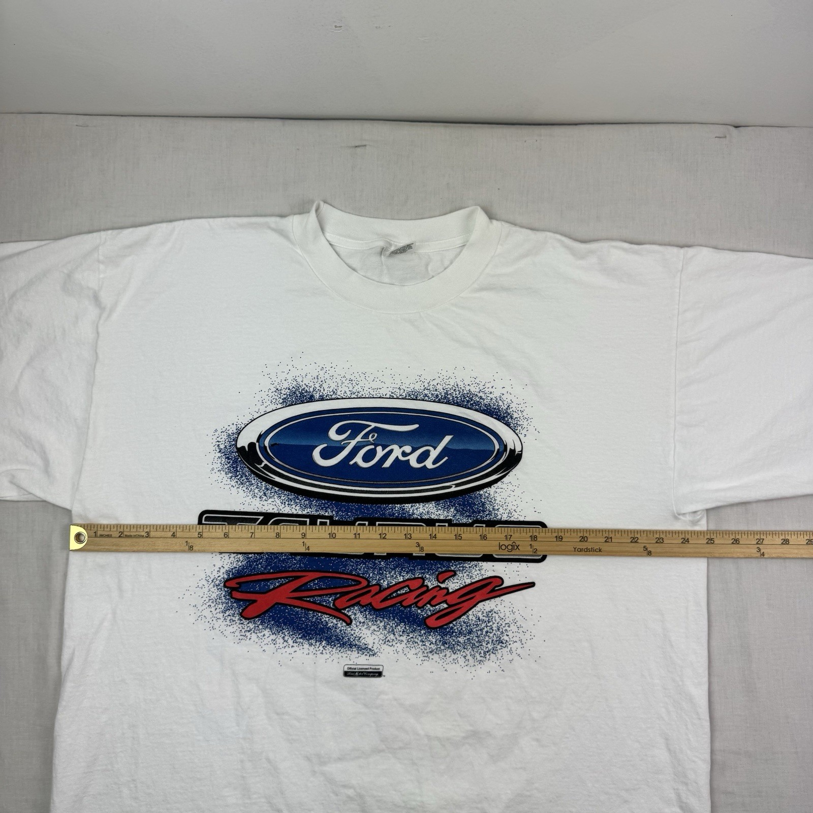 Vintage Ford Taurus Racing T Shirt Adult 2XL Cars Sports Big Graphic 90s USA