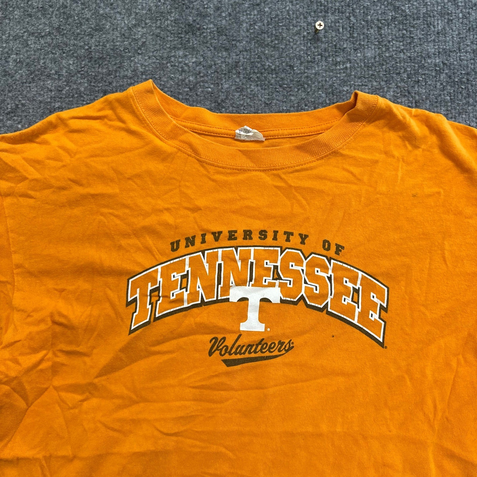 University of Tennessee T-Shirt Mens Size M Orange Volunteers Graphic Cotton Tee