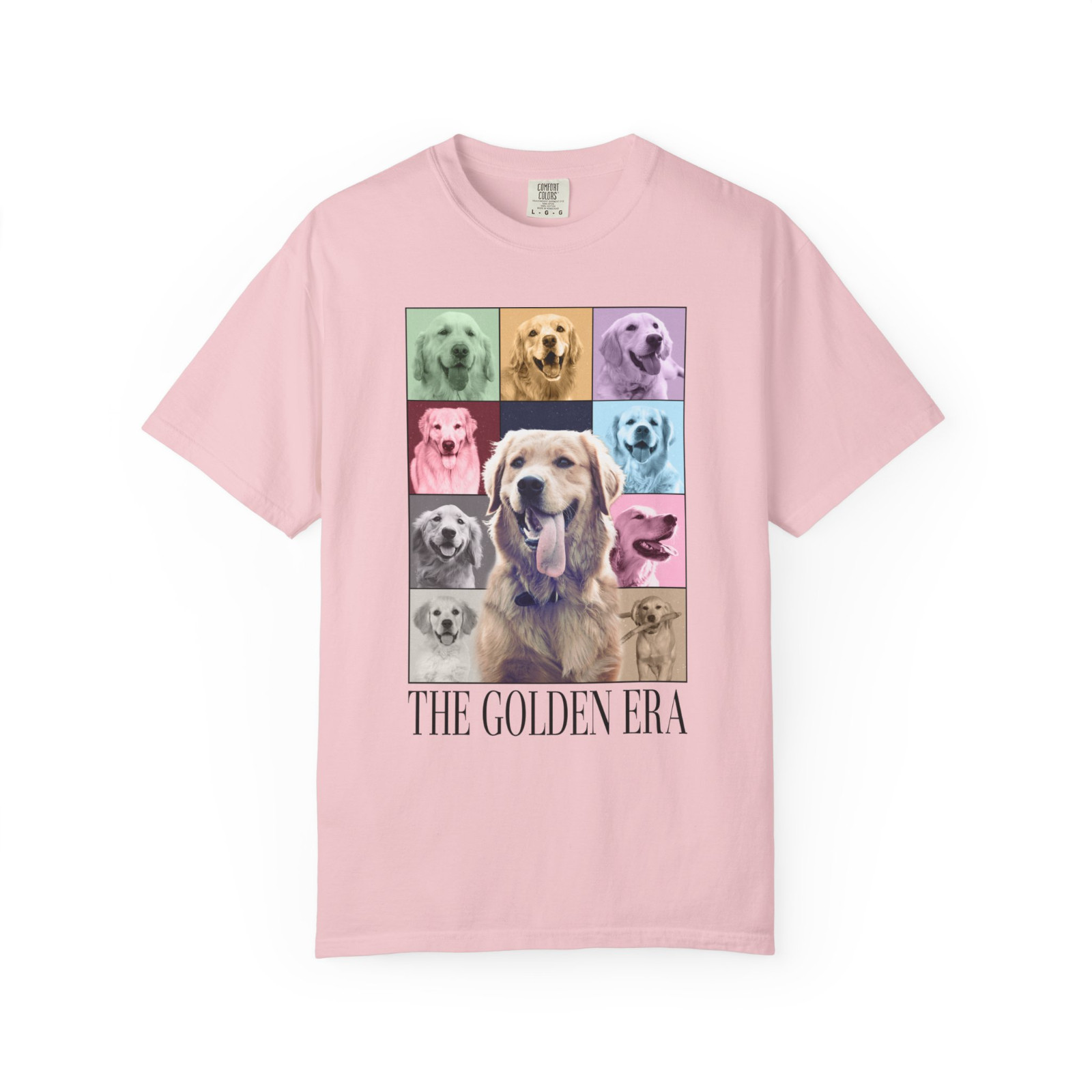 Golden Retriever Dog Shirt Comfort Colors®: Relaxed Fit, Soft Cotton – Unisex
