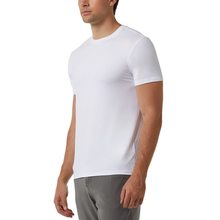 32 Degree Cool Men&rsquo;s Short Sleeve Performance Tshirt , White, L