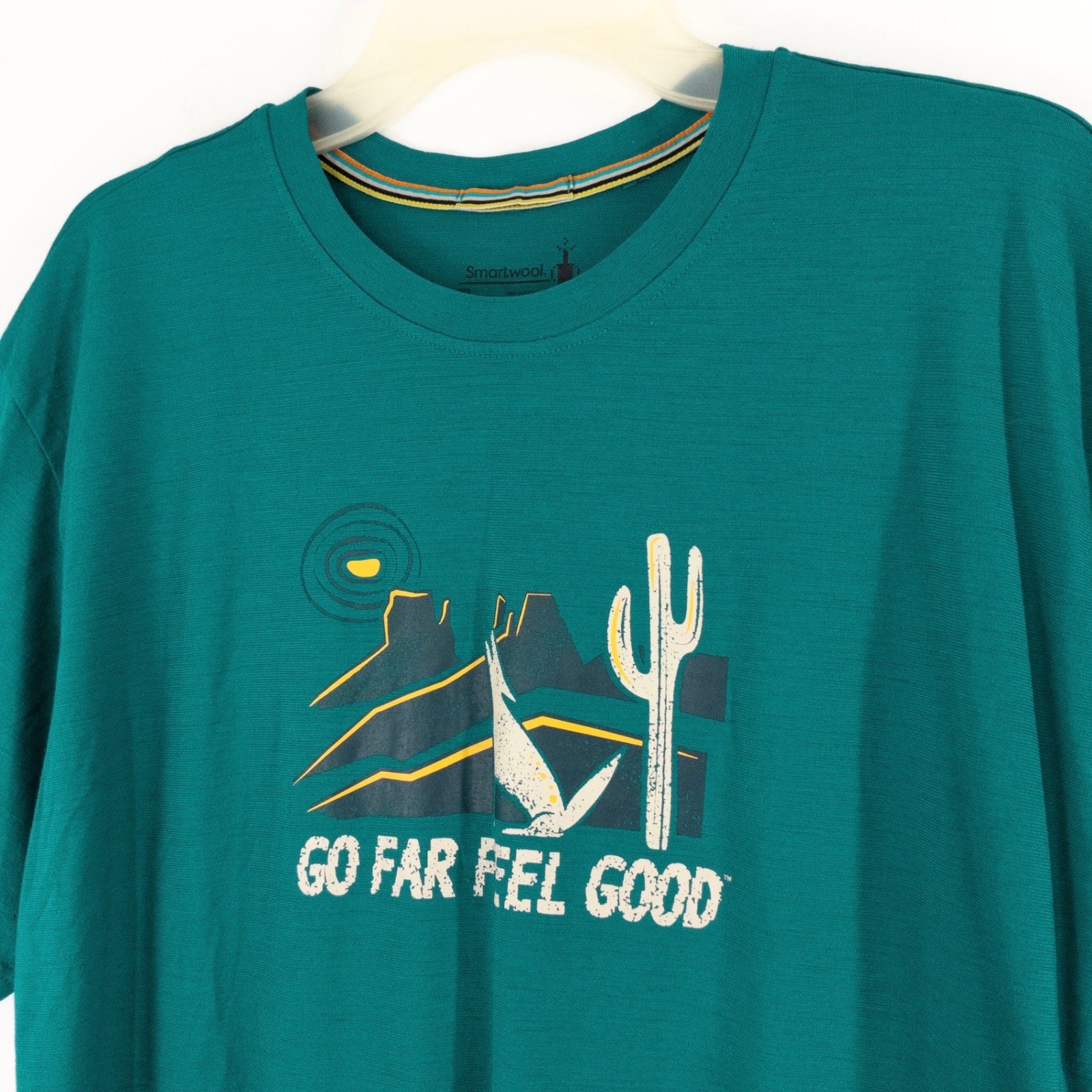 Smartwool Men&rsquo;s XL Moonlight Desert Graphic Tee Go Far Feel Good Merino Wool
