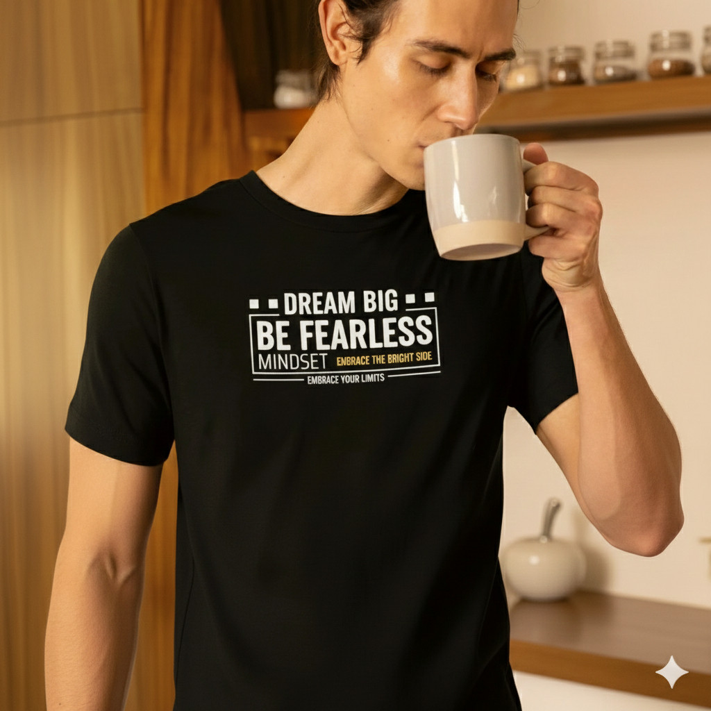 Motivate t shirt for Men Half Sleeve Round Neck T-Shirt comfortable for you