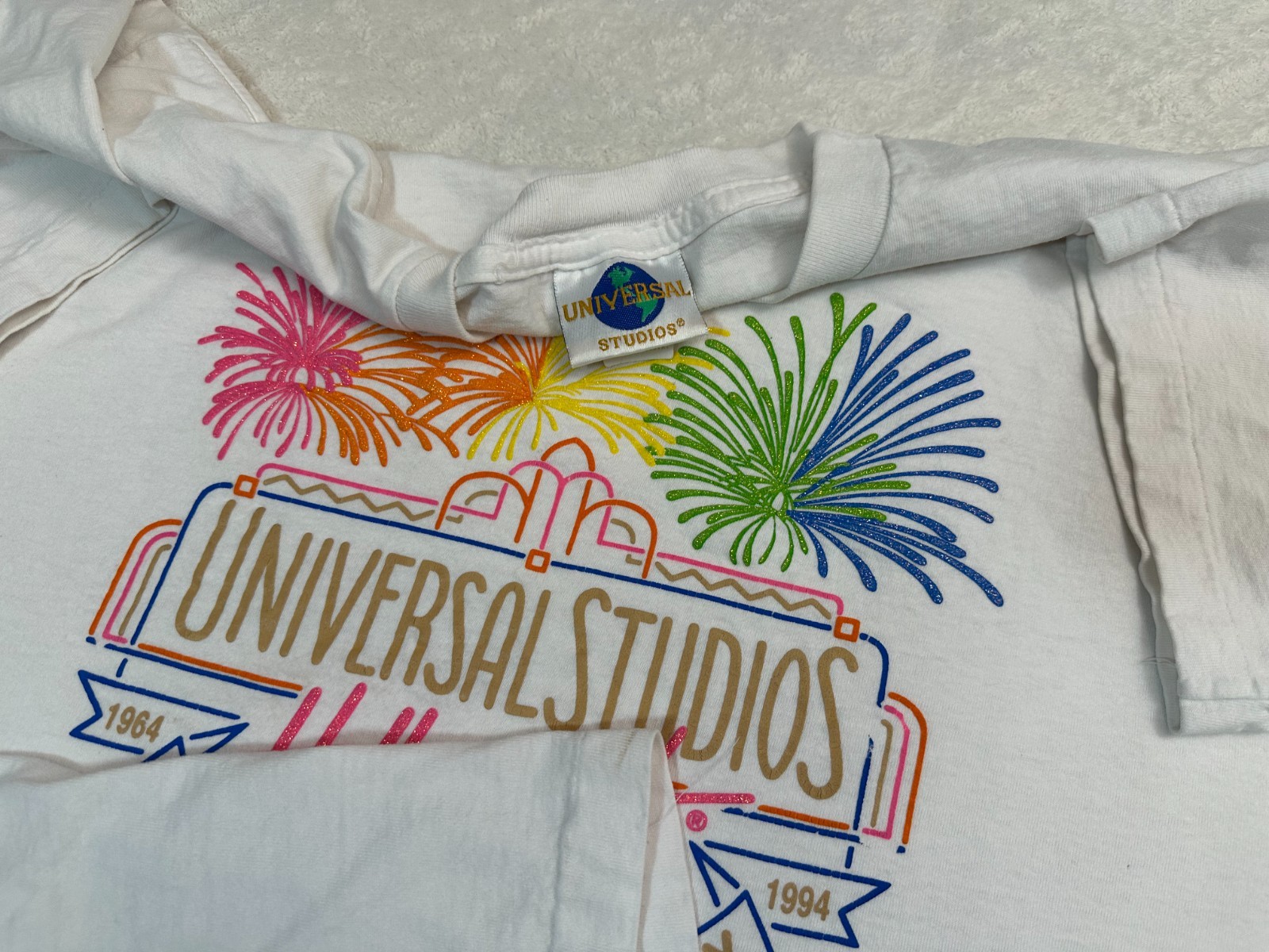 Vintage 1990s 90s 1994 Universal Studios Hollywood 30th Anniversary T-Shirt, XL