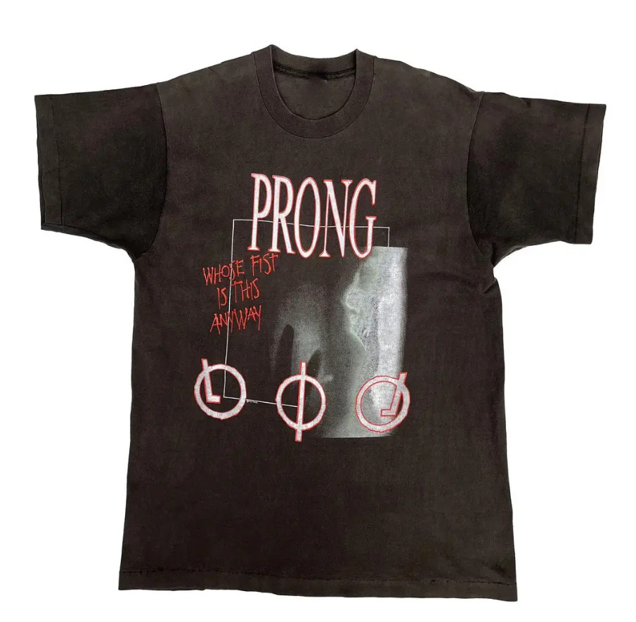 Prong Vintage Whose Fist Is This Anyway Band T-Shirt ZA573