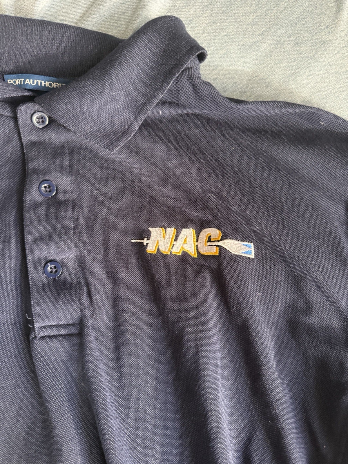 JL NAC Newport Aquatic Center Mens VINTAGE Polo Tee Size XL GREAT CONDITION