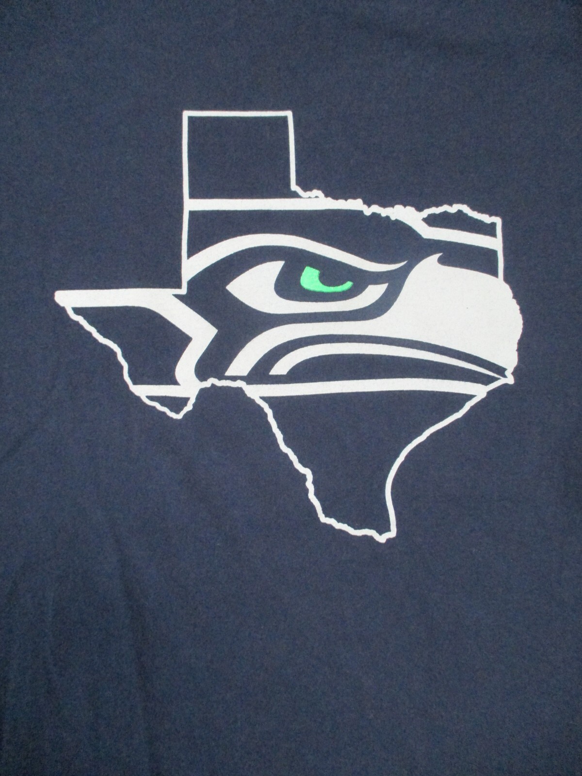 M navy blue SEATTLE SEAHAWKS TEXAS A&M cotton t-shirt 12th MAN AMERICAN APPAREL