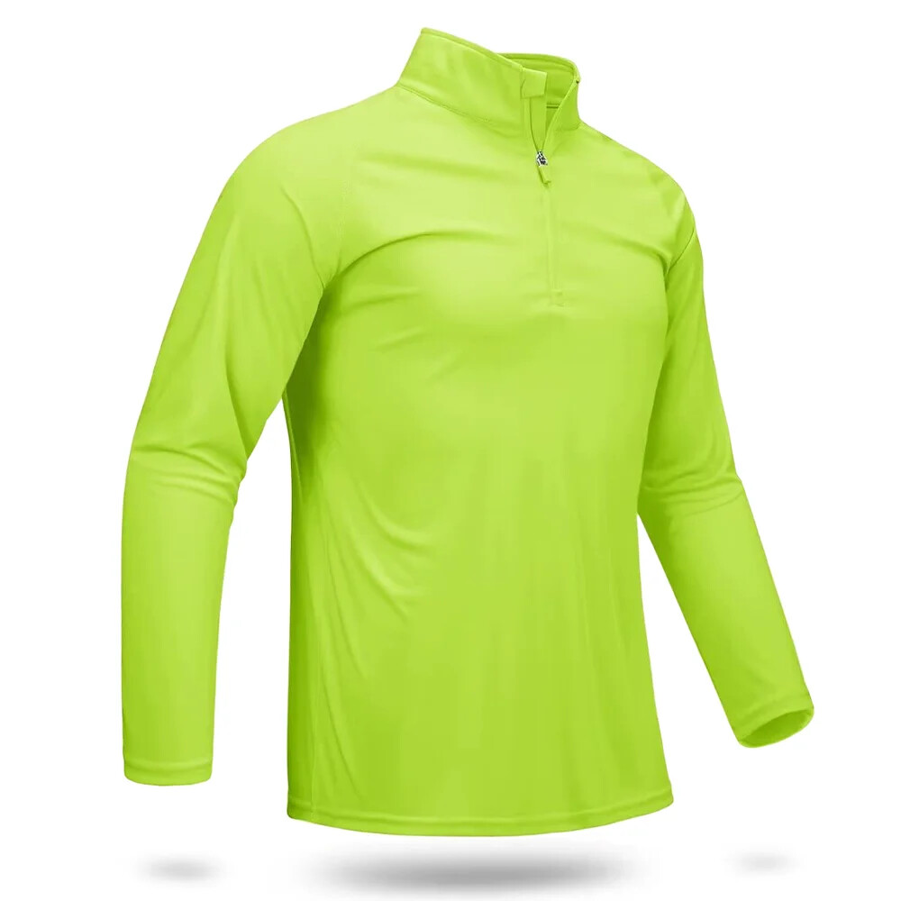 T-shirts Men&rsquo;s 1/4 Long Sleeve T Shirts Fishing Hiking Tee Shirts Pullover Tops