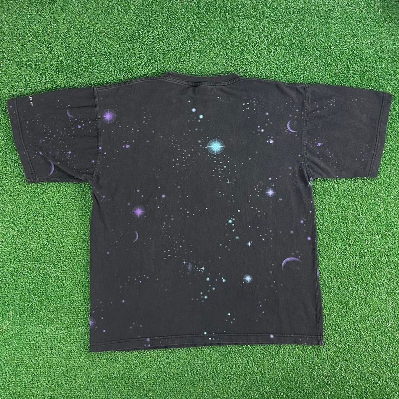 Vintage Native Worlds Crazy Horse Eagle Night Sky All Over Print Tshirt