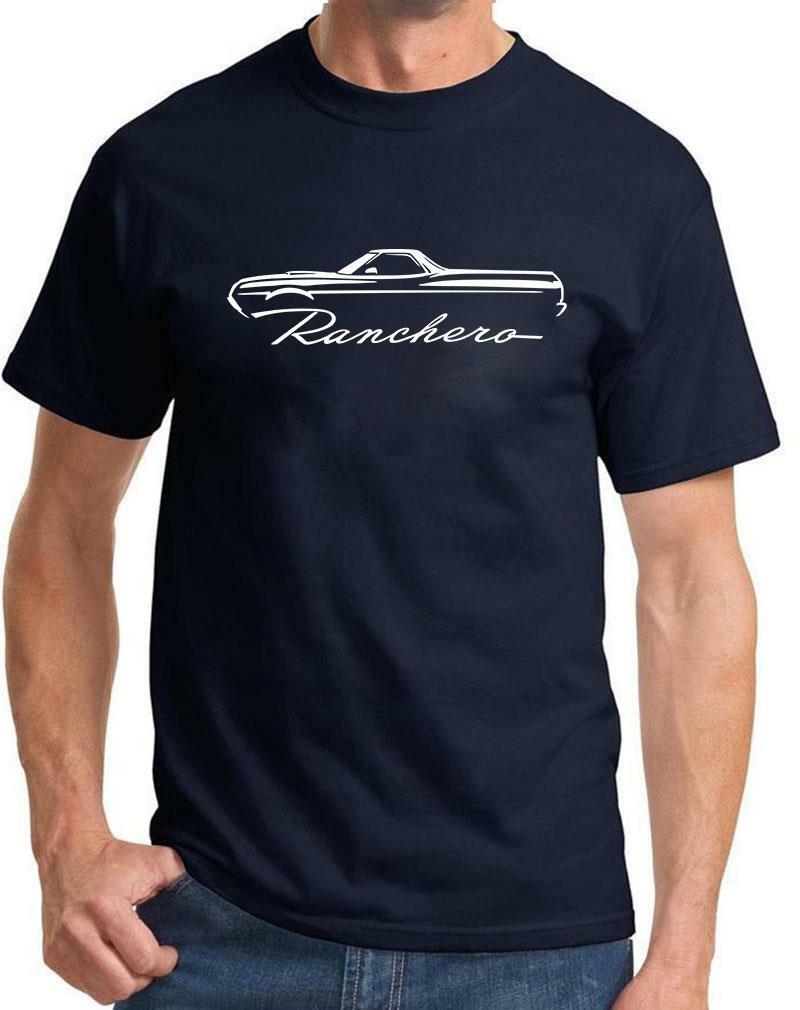 1972 1973 Ford Ranchero Truck Classic Outline Design Tshirt NEW COLORS