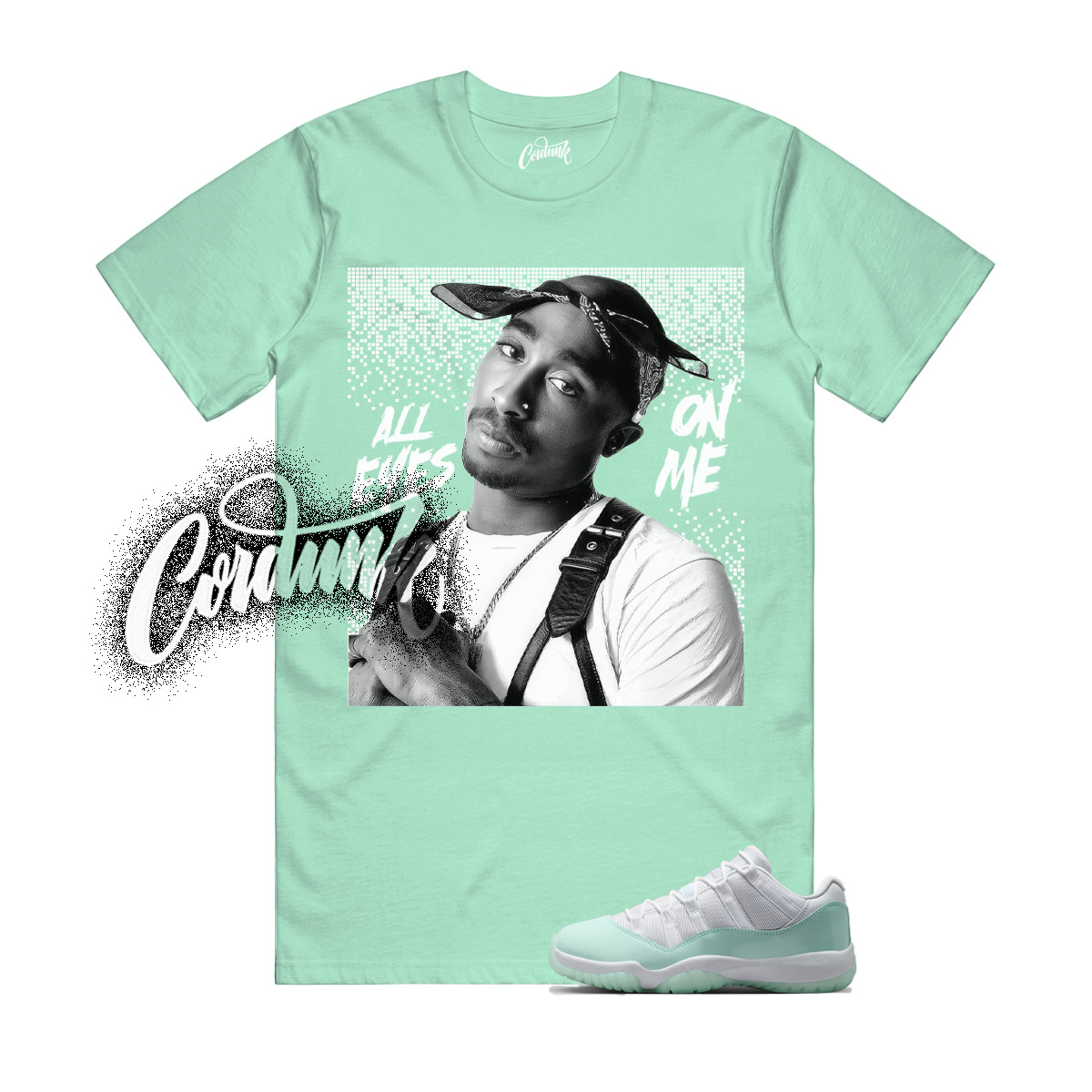 11 Igloo White Mint Green T Shirt Match TP