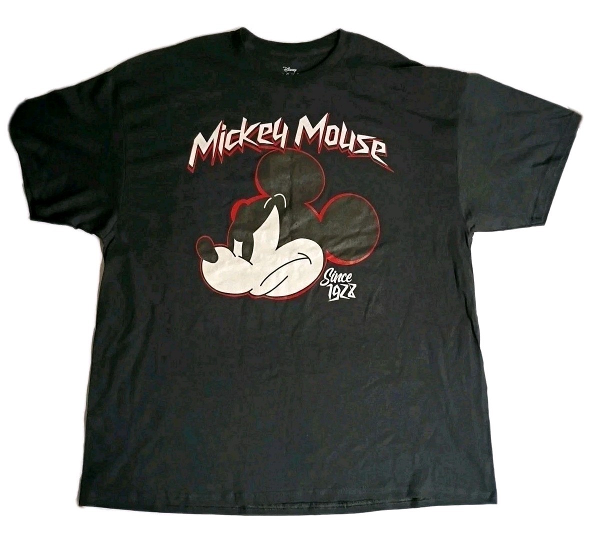 Mickey Mouse Since 1928 2X T Shirt Smirking Mickey Chest 25in Length 31in. NWOT