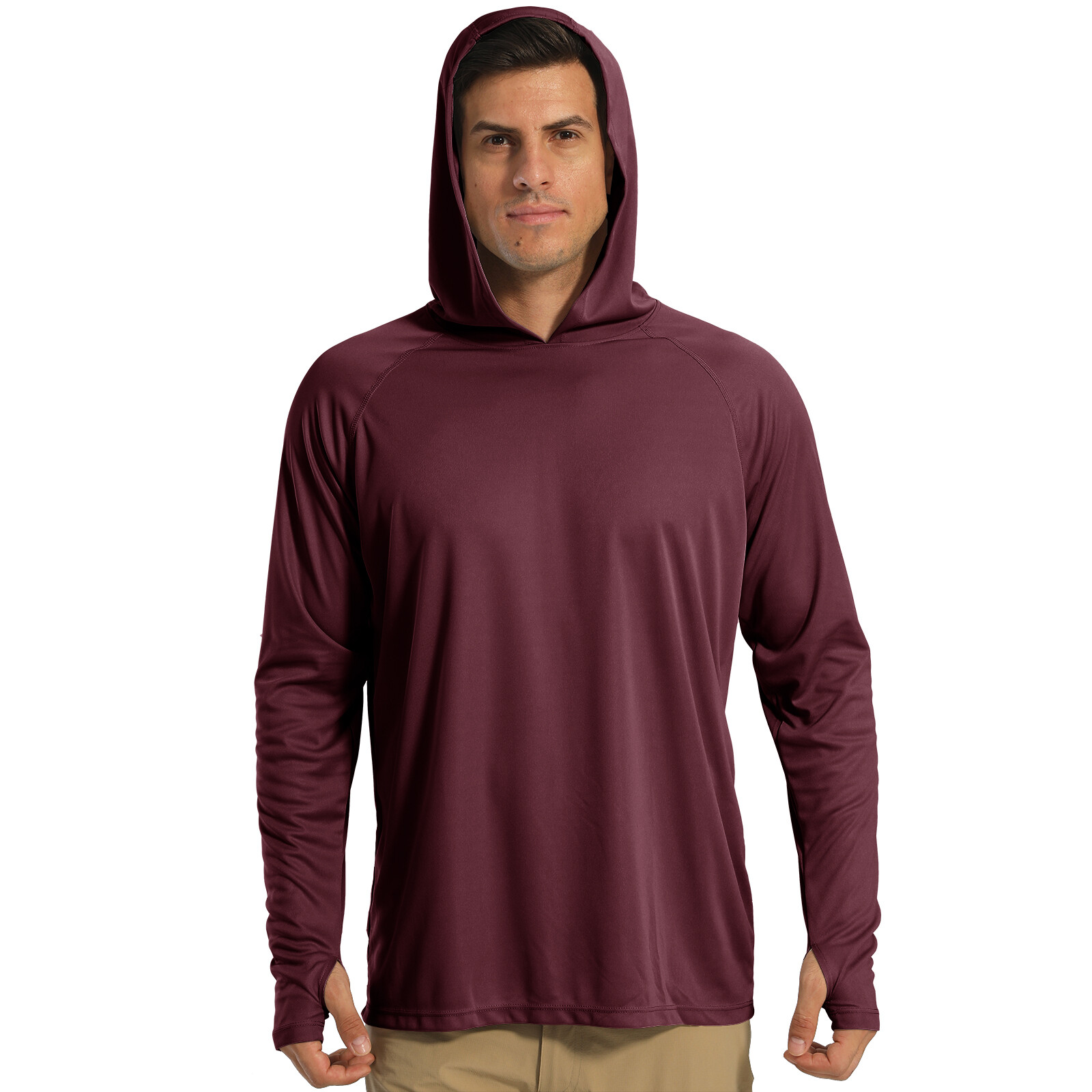 Men&rsquo;s Sun Protection Hoodies UPF 50+ Quick Drying Outdoor Sport Performance Tops