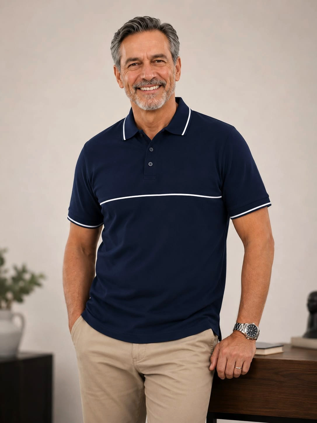 Polo T shirt for men cotton classic white,Blue oversize,Big Size 3xl,4xl,5xl,6xl