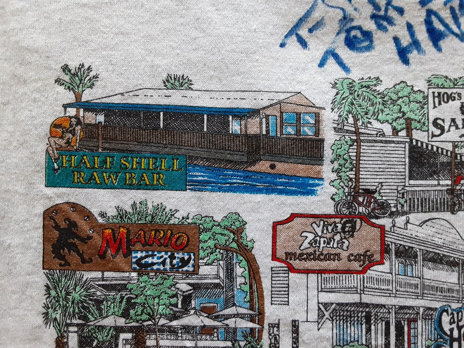 Bars of Key West Florida T Shirt Adult L – Bartender Signed – Delta Pro Weights