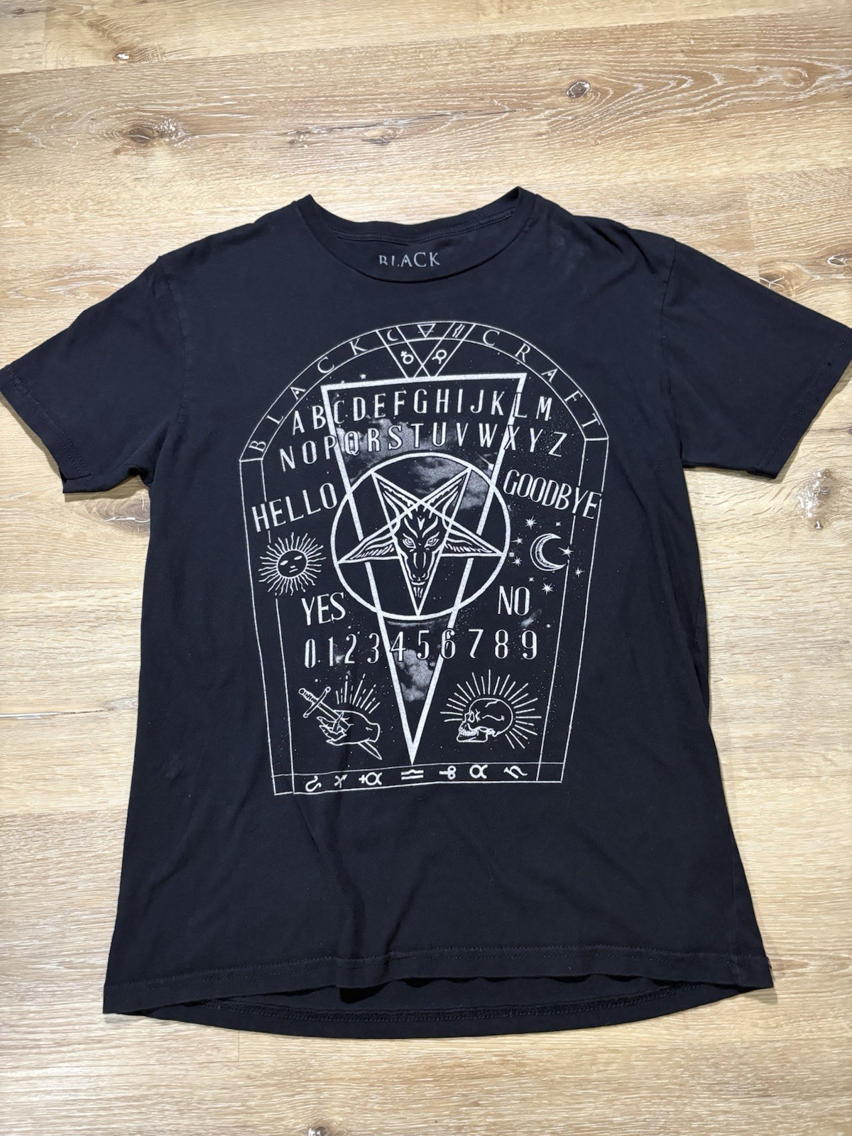 Blackcraft Cult T Shirt Mens Medium Black Ouija Occult Gothic Graphic Pentagram