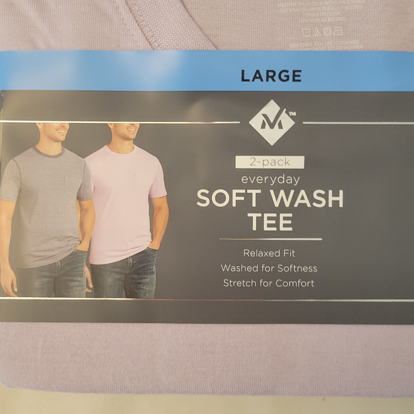 Member&rsquo;s Mark Men&rsquo;s 2-Pack Everyday Soft Wash Tee Sz L