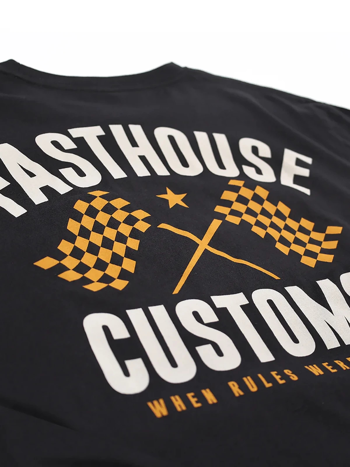 Fasthouse Men&rsquo;s 68 Trick Short Sleeve T-shirt Customs Few Rules Motocross Tee