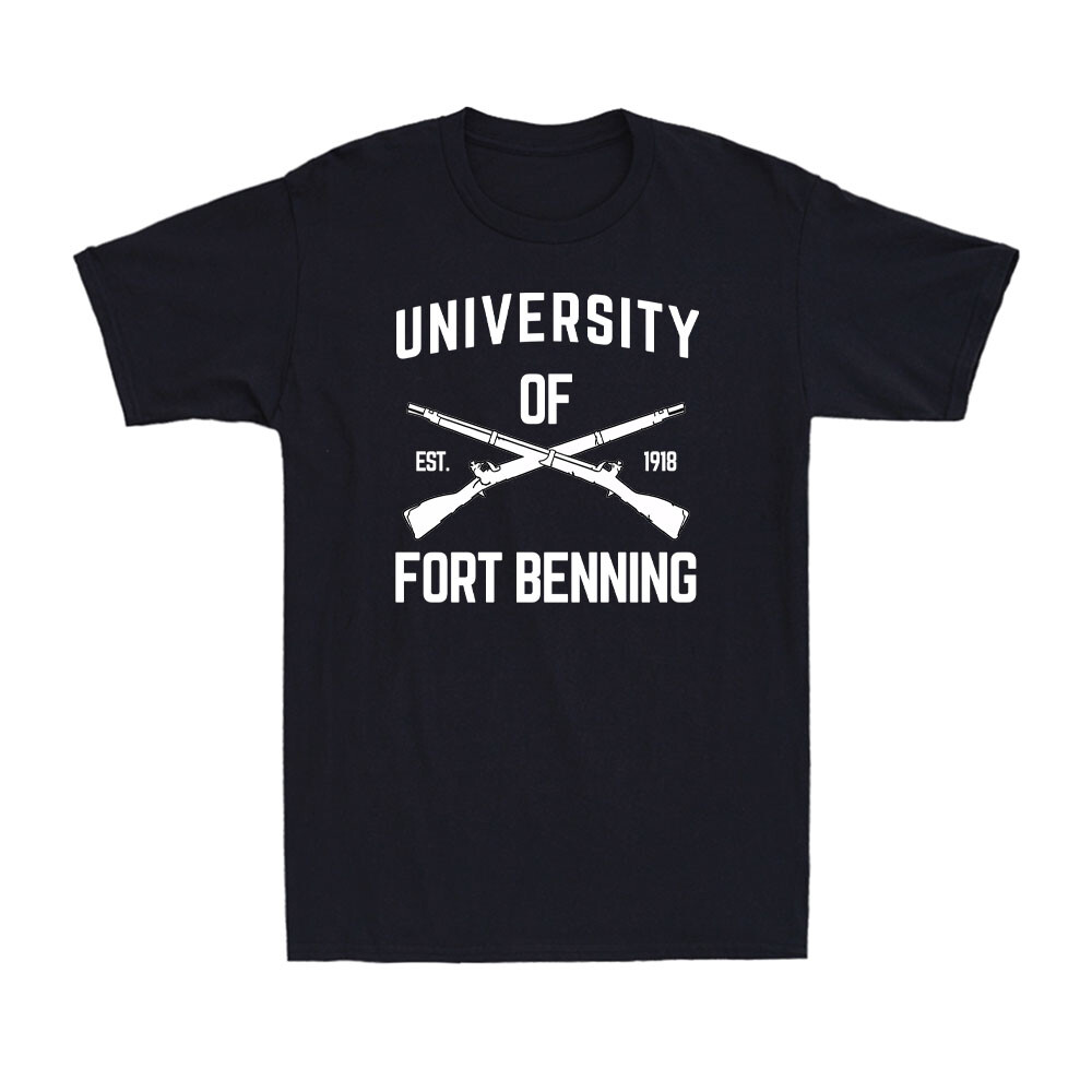 University of Fort Benning Army Military Funny Political Vintage Men&rsquo;s T-Shirt