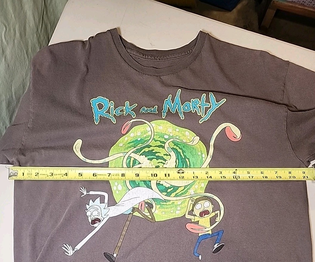 Rick & Morty Adult Swim Ripple Junction T-shirt Large Short Sleeve