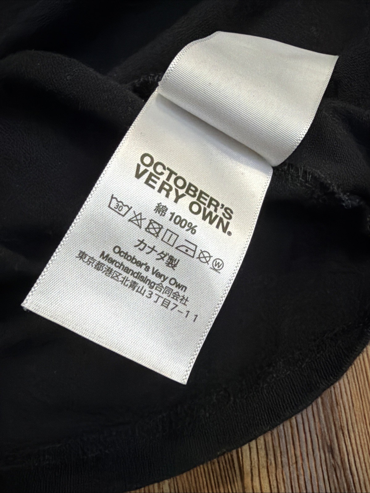 OVO Octobers Very Own Shapes Logo Long Sleeve Shirt Black Size XL Drizzy