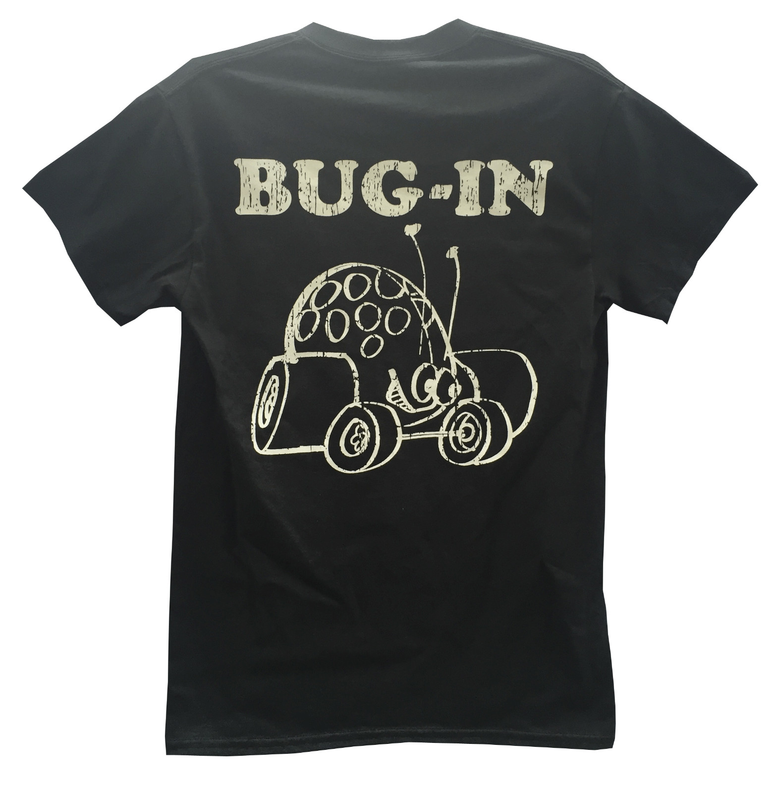 BUG-IN « Stressed » Logo T-Shirt – Volkswagen – VW – Air Cooled – Cal Look