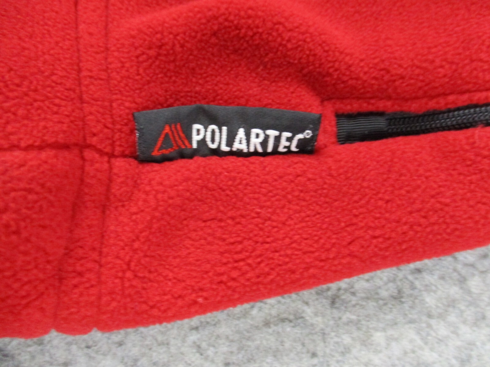 VINTAGE Ralph Lauren Sweater Mens Extra Large Red Fleece Polo Sport Sweatshirt