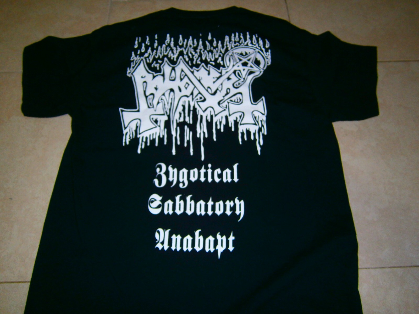 ABHORER – Zygotical Sabbatory Anabapt. Medium T-Shirt