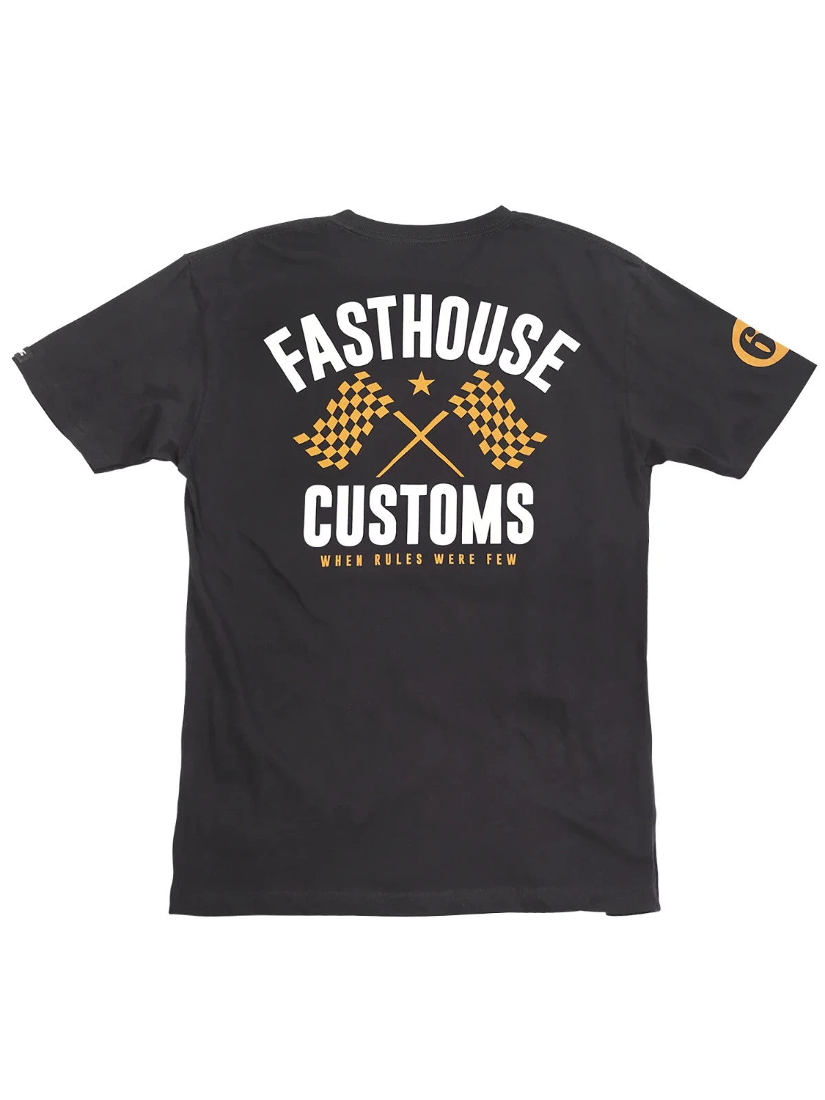 Fasthouse Men&rsquo;s 68 Trick Short Sleeve T-shirt Customs Few Rules Motocross Tee