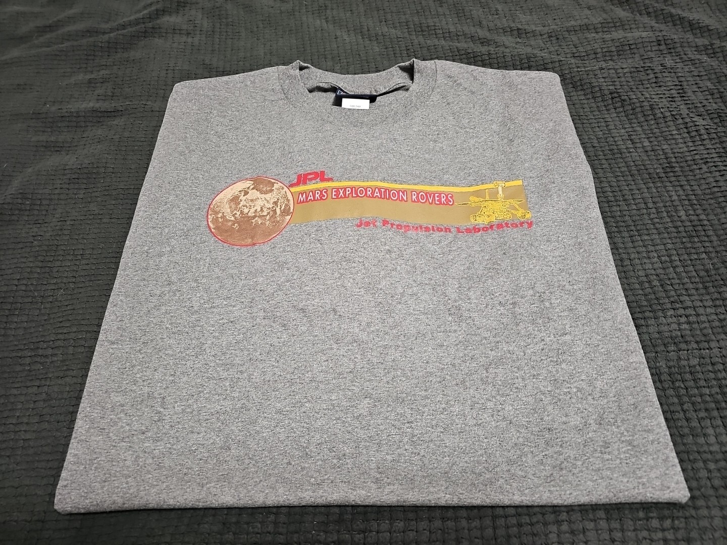 Jansport NEW Mars Exploration Rovers J.P.L. Graphite Short Sleeve Tshirt SZ XL