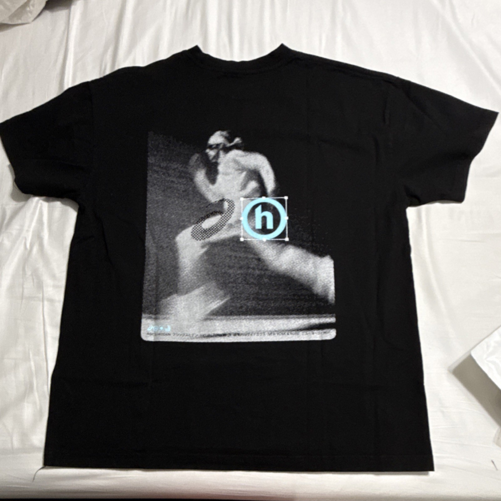 HIDDEN x Asics Running Man Graphic Men&rsquo;s Black Short Sleeve T-Shirt Size XL