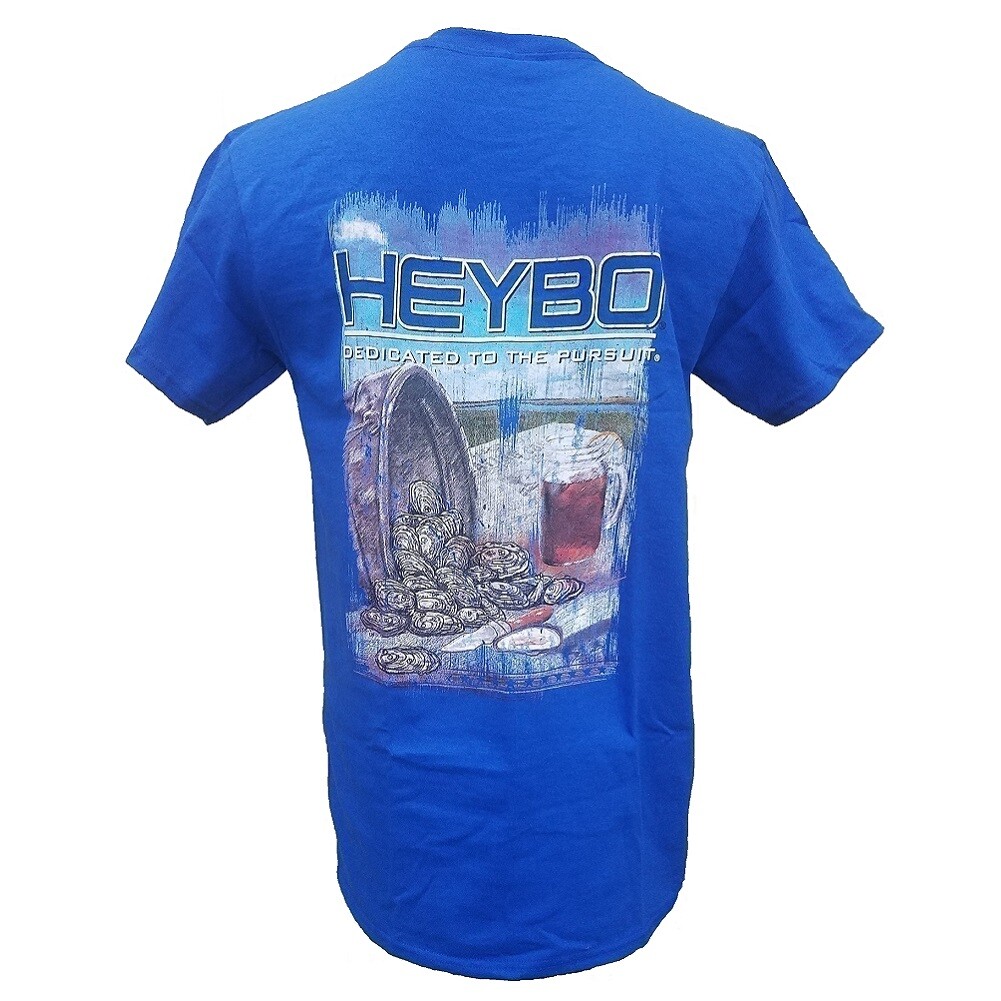 Heybo Shuckin SS Royal Blue T-Shirt CHOOSE YOUR SIZE