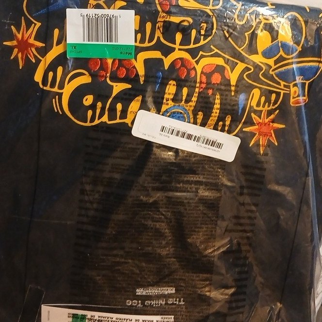 Nike SB The Nike Tee Men&rsquo;s XL Black Graphic Logo Crew Neck Cotton Jersey T-Shirt