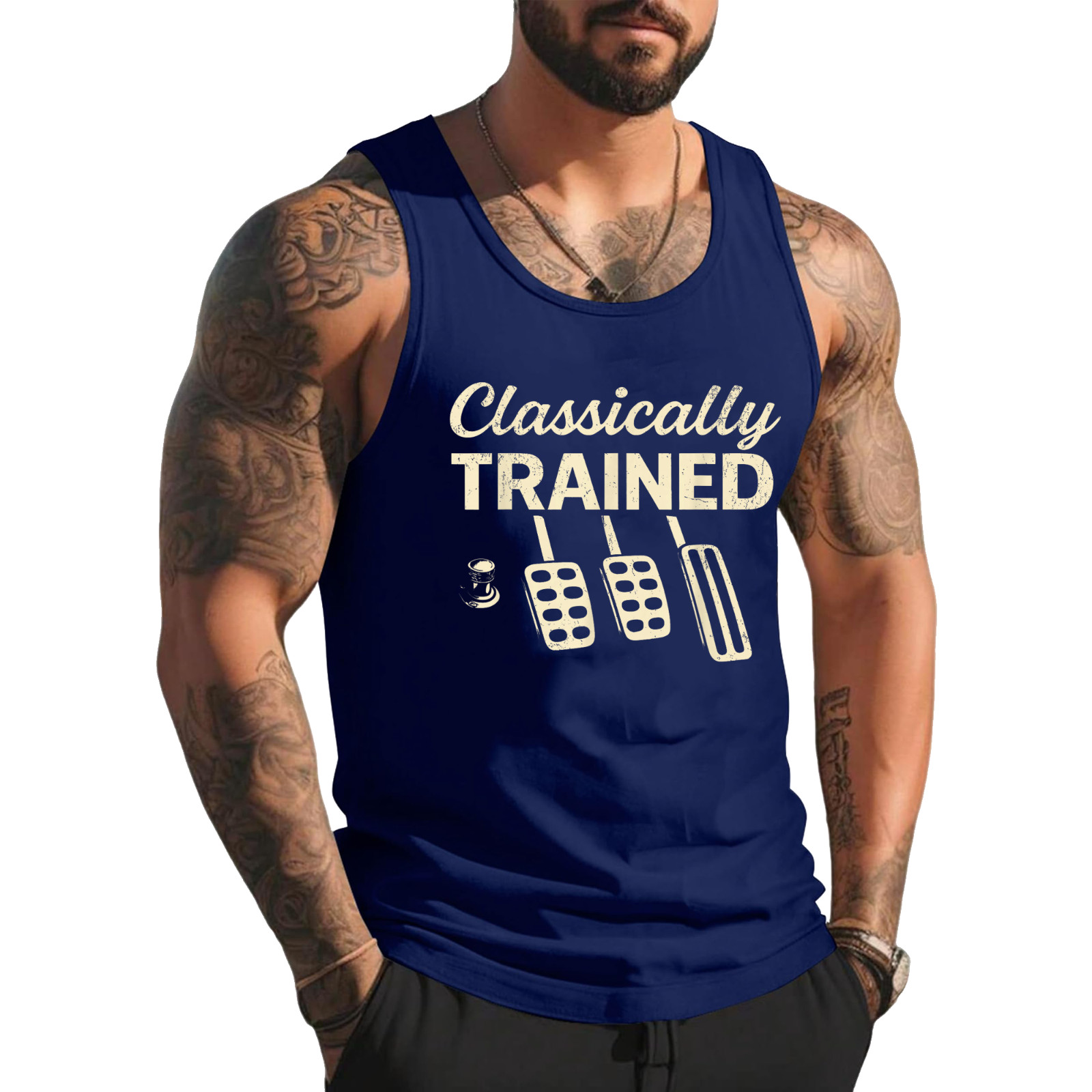 Classically Trained with Dimmer Manual Car Pedals Driving Tank Top