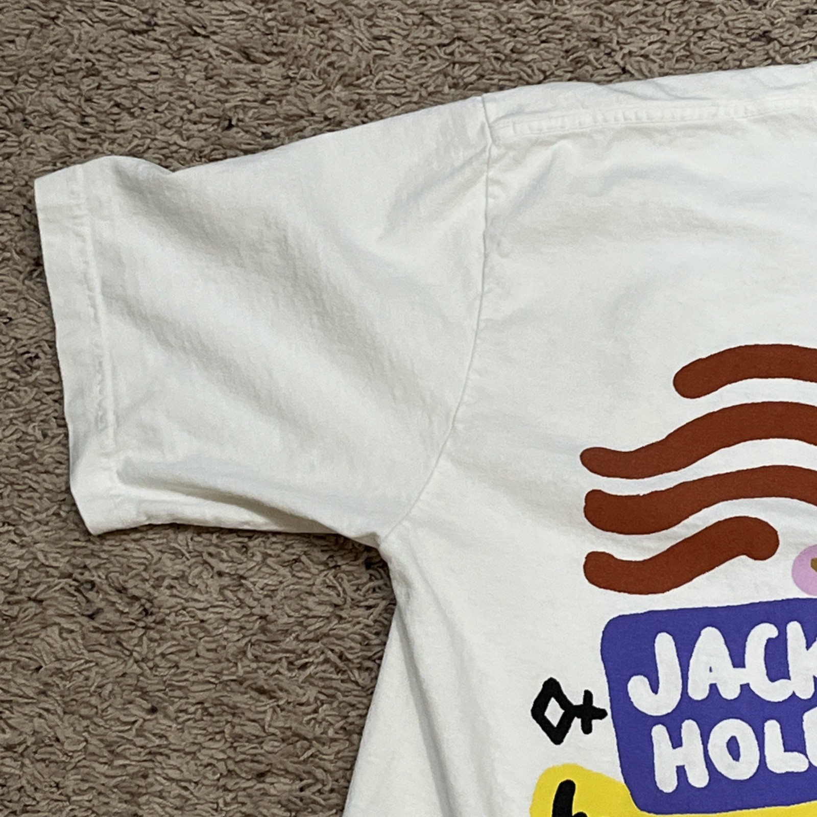 Diamond Cross Ranch White T-Shirt Tee Men&rsquo;s Size Med Jackson Hole Wyoming Cowboy