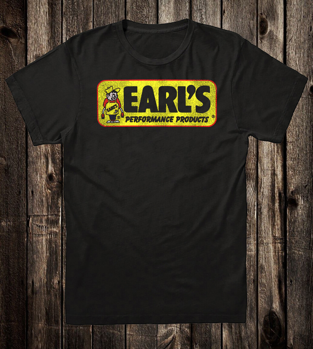 T Shirt 100% Cotton White Hot Rod Drag Race Earl&rsquo;s Performance Products Shop