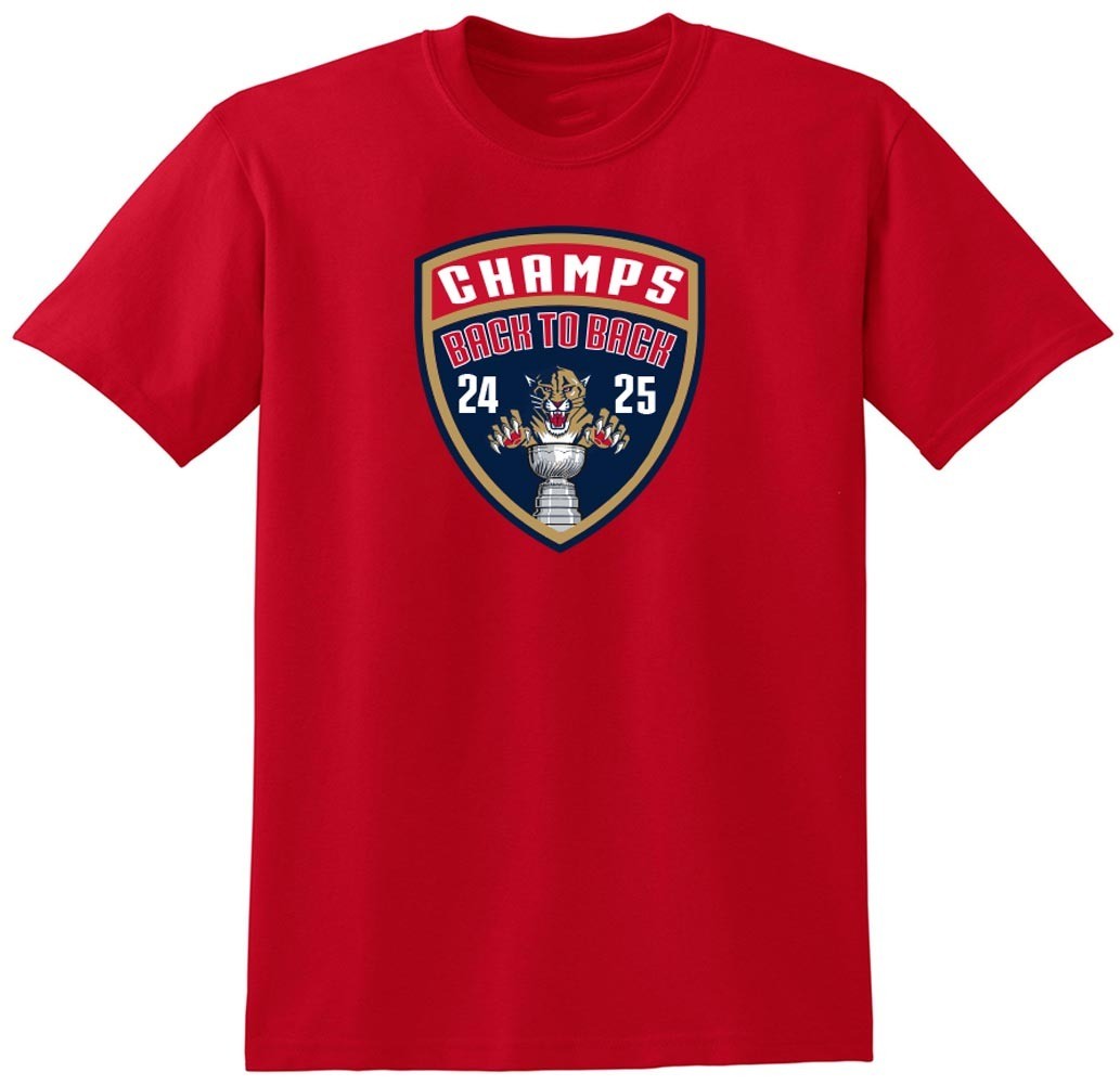 Panthers 2025 Champions Back 2 Back Shirt T-Shirt