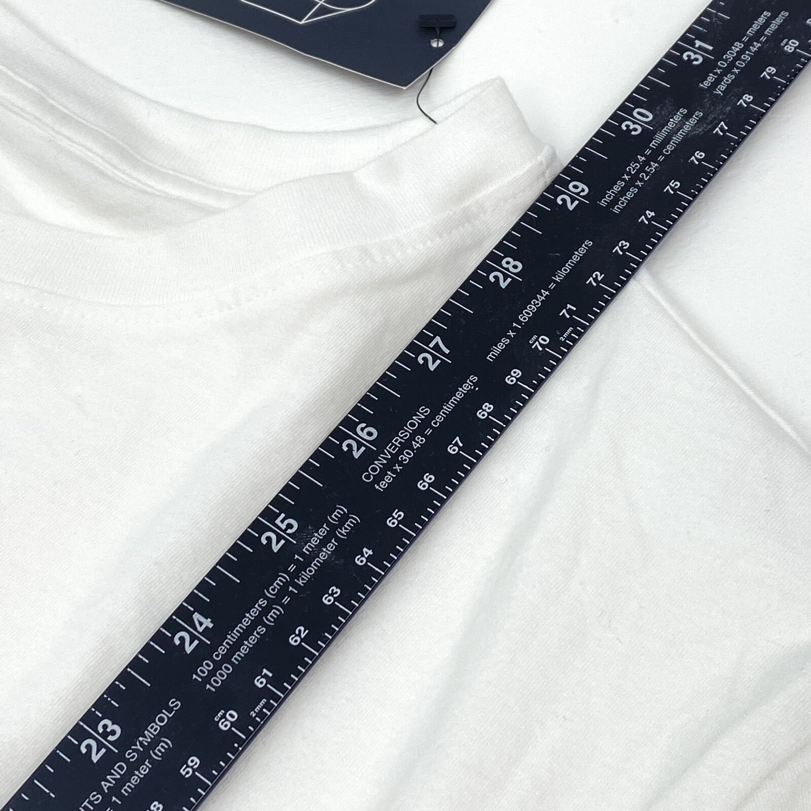 Original Use Mens Size L Crew Neck Long Sleeve T-Shirt True White (NWD)