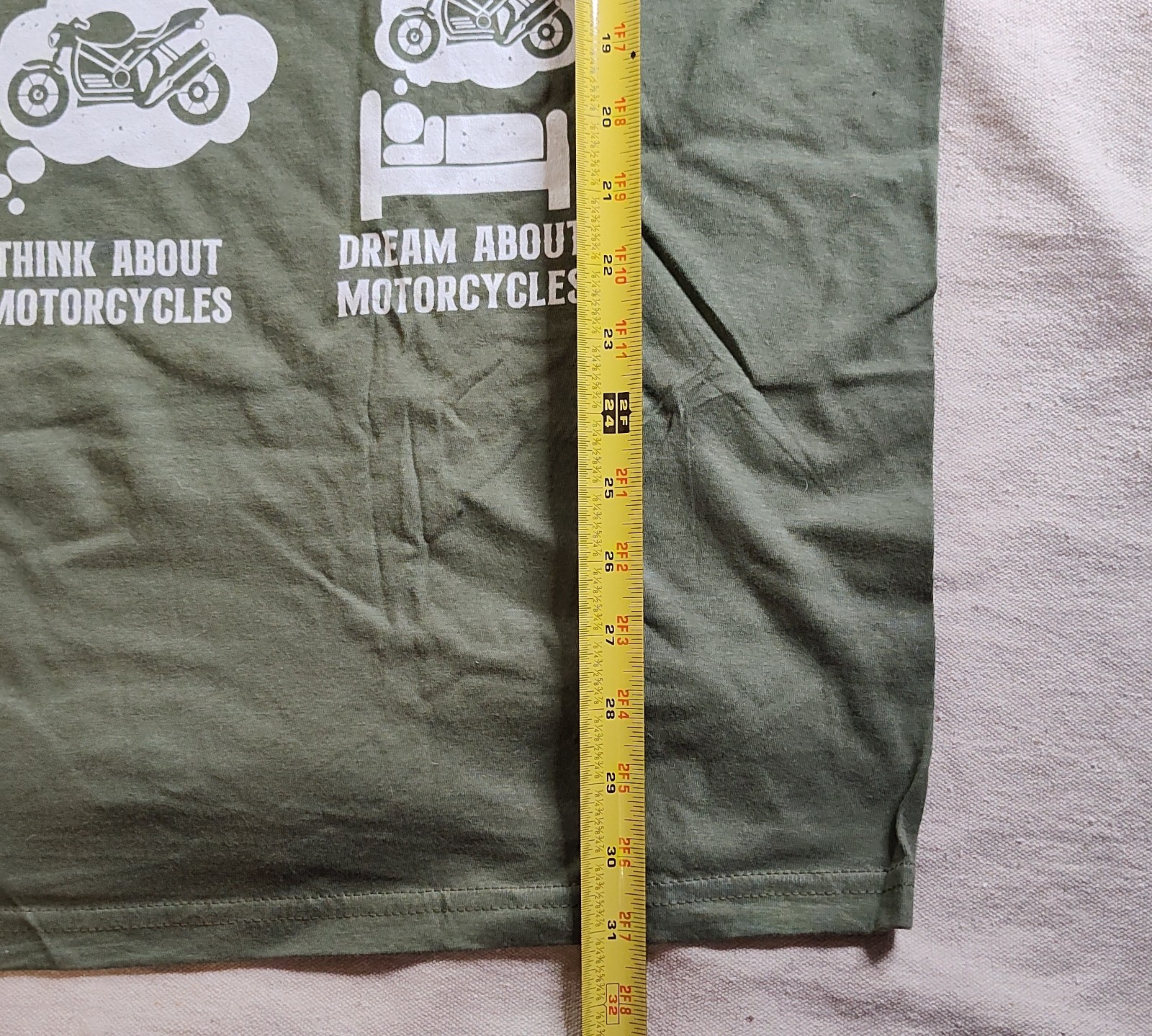 Motorcycle Rider T-Shirt, Things I Do In My Spare Time Biker Size XL T-shirt