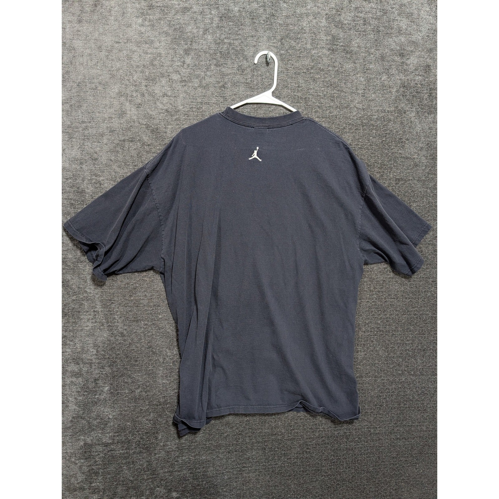 Jordan Brand Wings Logo Graphic T-Shirt Mens 3XL Navy Blue Yellow Jumpman 0958