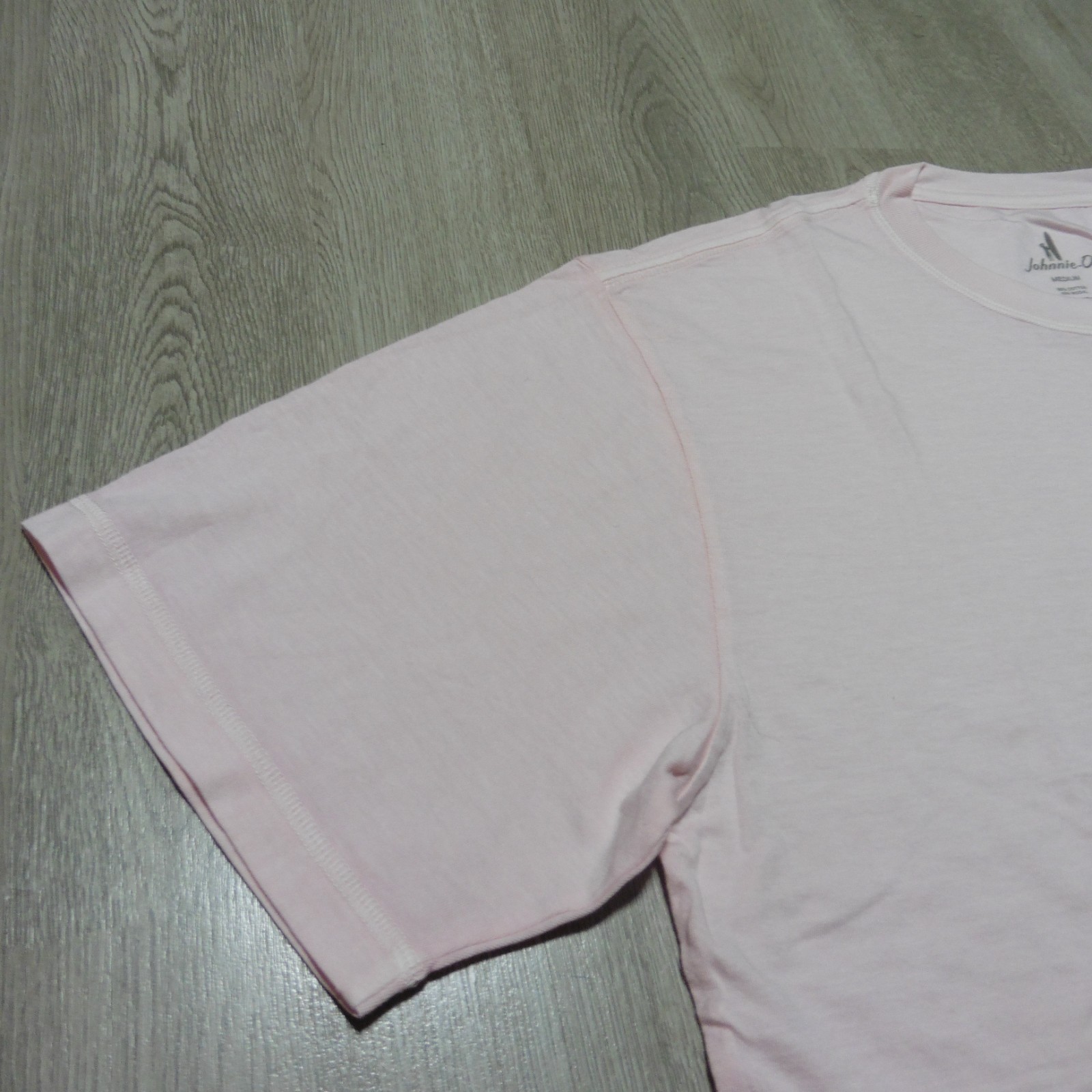JOHNNIE-O Mens M MEDIUM DALE 2.0 T SHIRT LOLLIPOP PINK GOLD SHORT SLEEVE TEE
