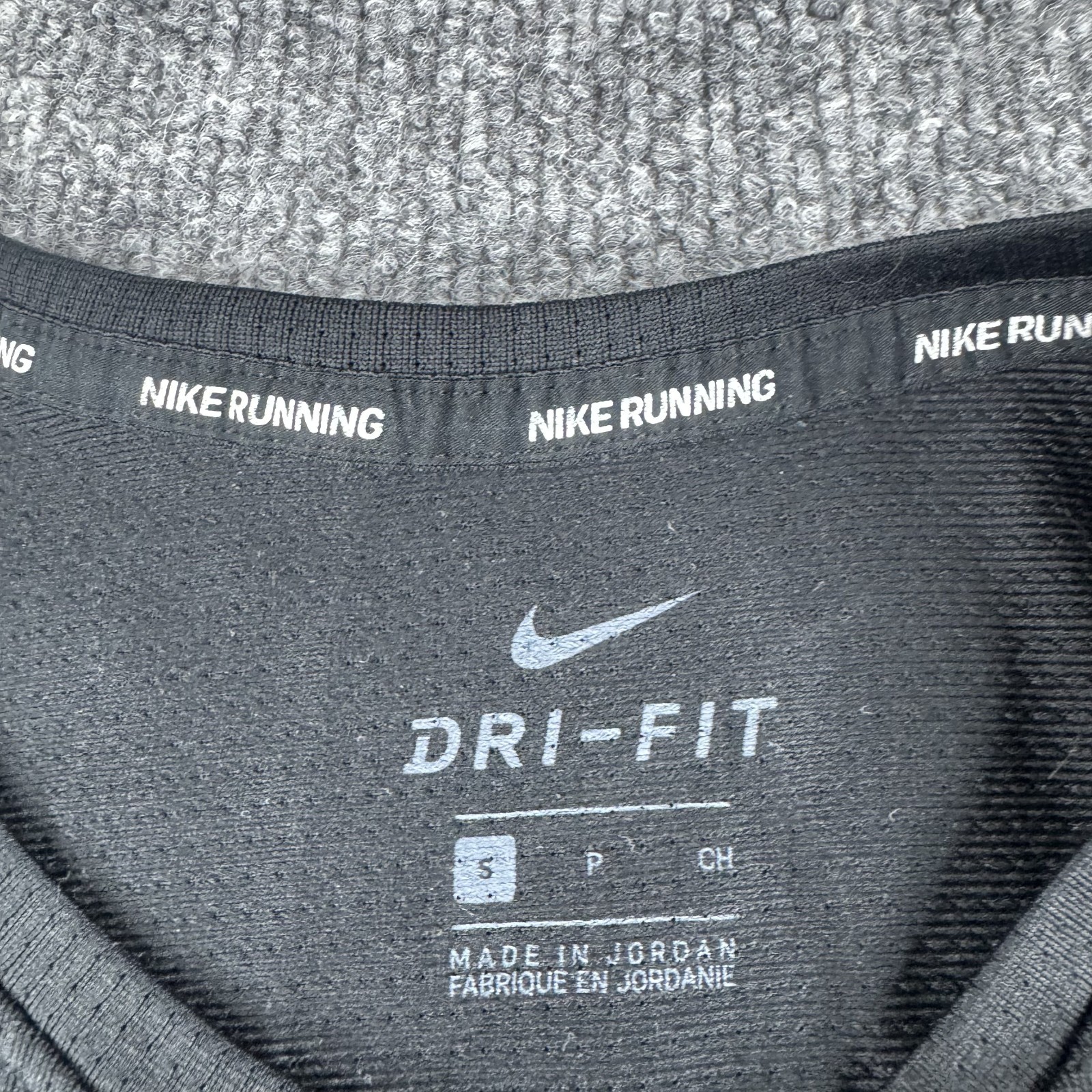 Nike Running Shirt Men S Black Short Sleeve Dri Fit Activewear Workout Gym Train