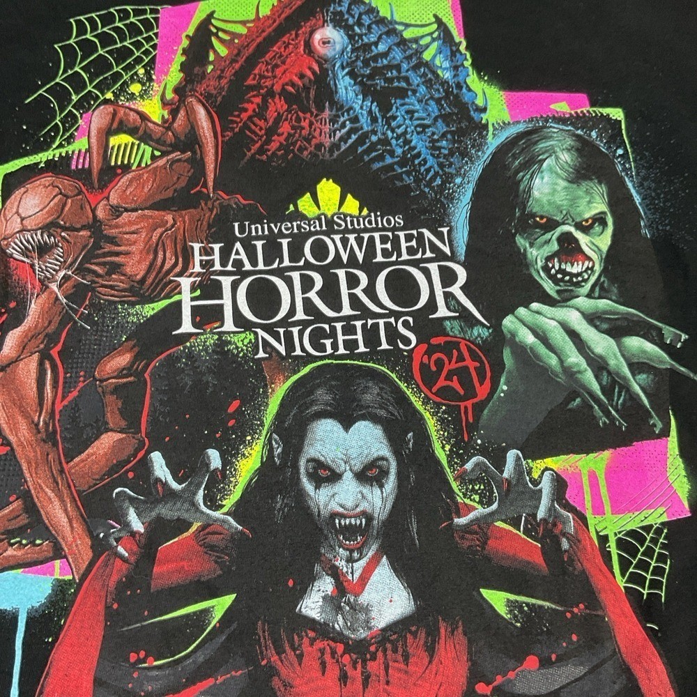 Halloween Horror Nights T-Shirt Sz L Universal Studios Where The Horror Lives